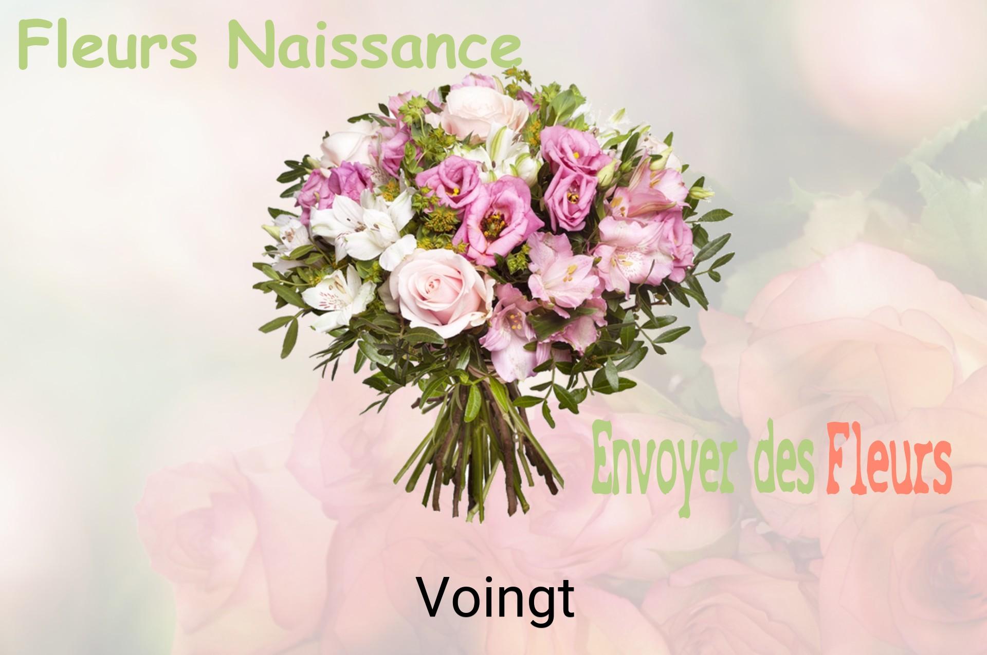 Bouquet de fleurs de naissance livré à Voingt
